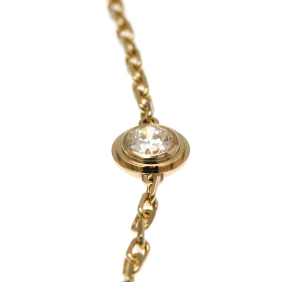 CARTIER Diamants Légers De Cartier Pink Gold Diamond Charm Bracelet 0.13 Carat - Picture 4 of 10